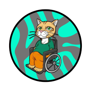 Wheelchair Cat