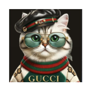 Cat in Gucci